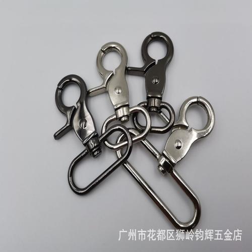 新款金属旋转加厚卡簧钳扣户外旅行大箱包工具背包钩扣挂扣五金